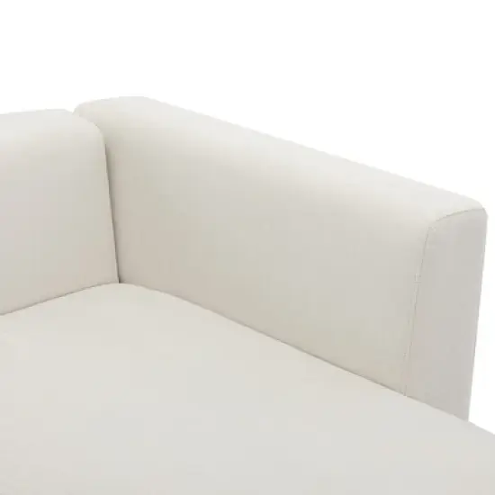 110.2" Modern Style Upholstered Curved Sofa Couch-ModernLuxe image {9}