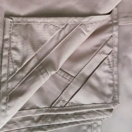 Grill Gazebo Replacement Canopy Roof, 5' x 8' Outdoor BBQ Gazebo Canopy Top Cover, Double Tired Grill Shelter Cover image {3}