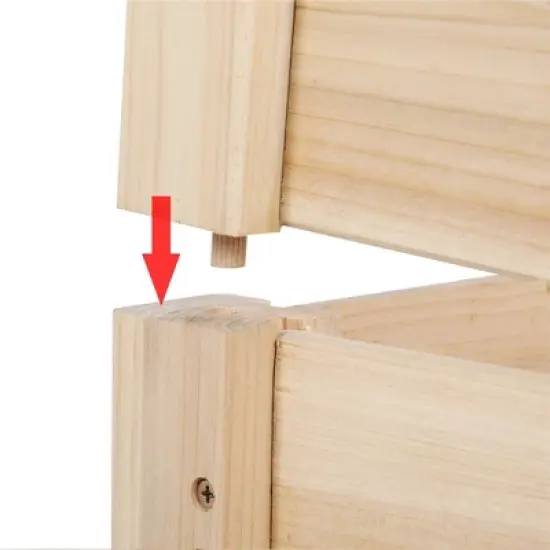 Yaheetech 3 Tier Raised Garden Bed Elevated Flowers Vegetables Planter Wood image {7}