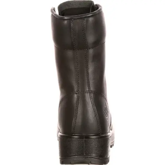 Lehigh Safety Shoes Men's Black Steel Toe Work Boot, Size 5(Wide) image {3}