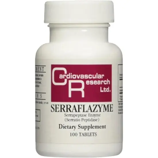 Cardiovascular Research Serraflazyme Serrapeptase Enzyme Supplement &ndash; 100 Tablets image {3}