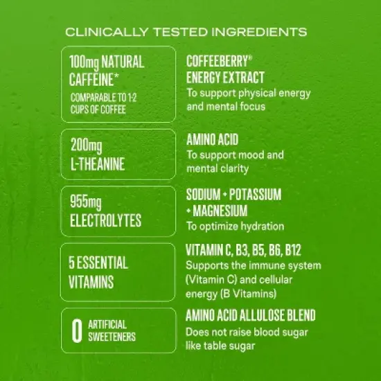 Liquid I.V. Sugar-Free Energy Multiplier Vegan Powder Electrolyte Supplements - Blackberry Lemonade - 4.9oz/10ct image {2}