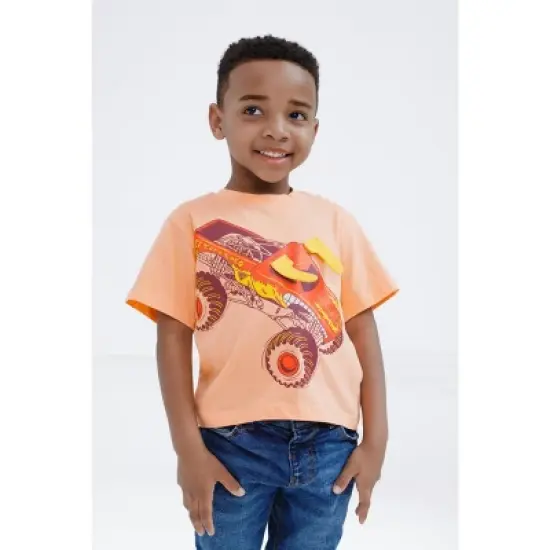 Monster Jam Grave Digger El Toro Loco Megalodon Truck T-Shirt Toddler image {1}