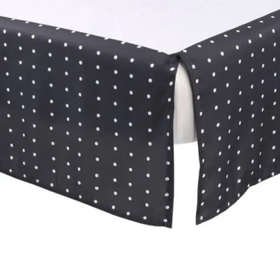 The Peanutshell Preston Baby Crib Bedding Set - Black/White - 3pc image {3}