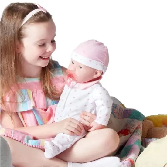 JC Toys La Baby 20" Baby Doll - Pink Outfit image {5}
