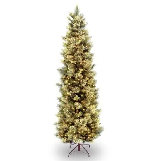 Prelit Slim Carolina Pine Artificial Christmas Tree Clear Lights - National Tree Company image {6}
