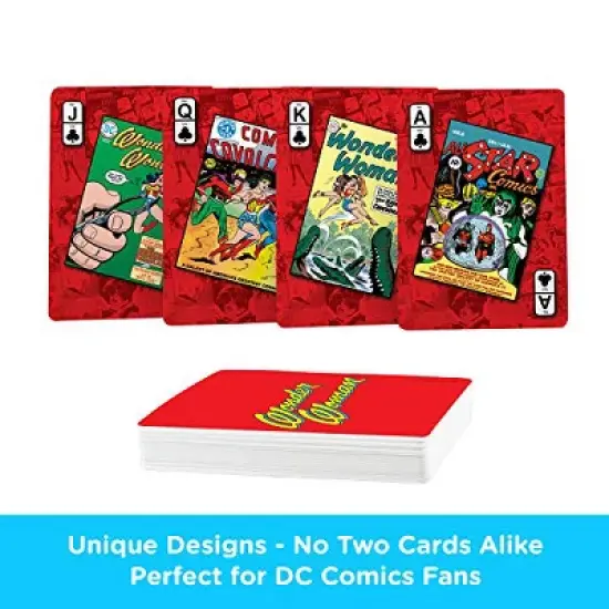 AQUARIUS DC Comics Wonder Woman Themed Playing Cards image {1}