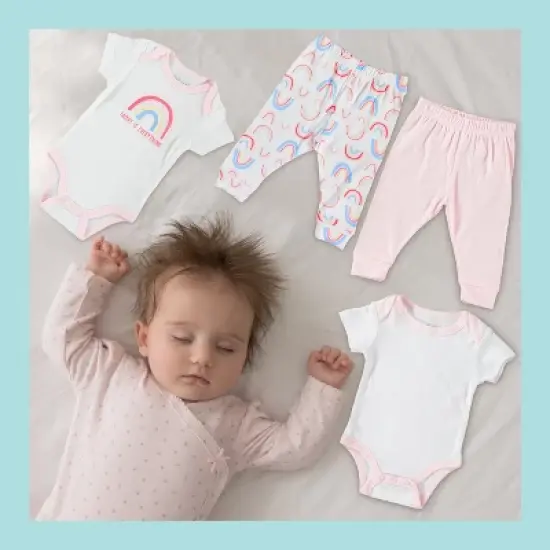 BG Baby Gear Baby Girl Clothes Layette Set image {2}