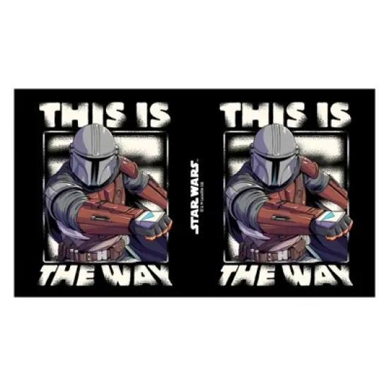 Star Wars The Mandalorian This is The Way Mando Stainless Steel Water Bottle image {1}