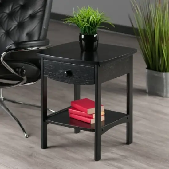 Claire Nightstand - Black - Winsome image {7}