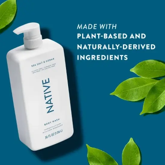Native Sea Salt & Cedar Body Wash image {5}