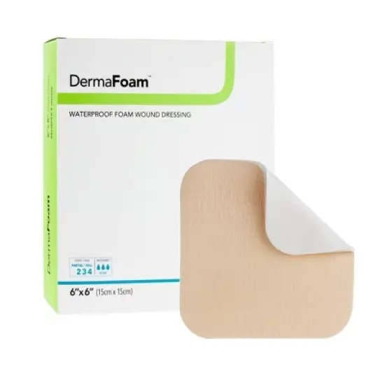 DermaFoam Non-Adhesive Foam Dressing No Border Sterile image {4}