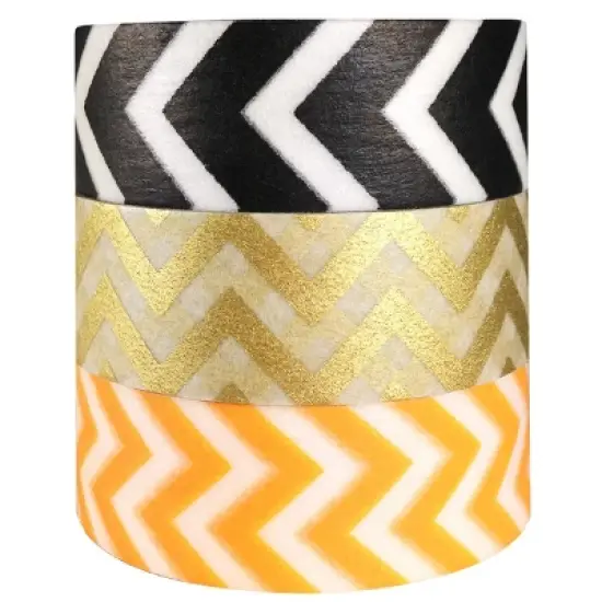 Wrapables Impressions Japanese Washi Masking Tape (Set of 3) image {1}