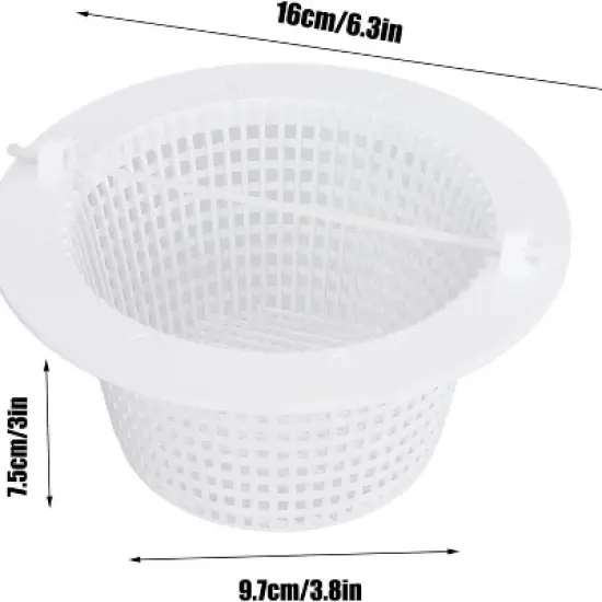 2 Pcs Pool Skimmer Baskets &ndash; Compatible with Hayward SP1091WM image {1}