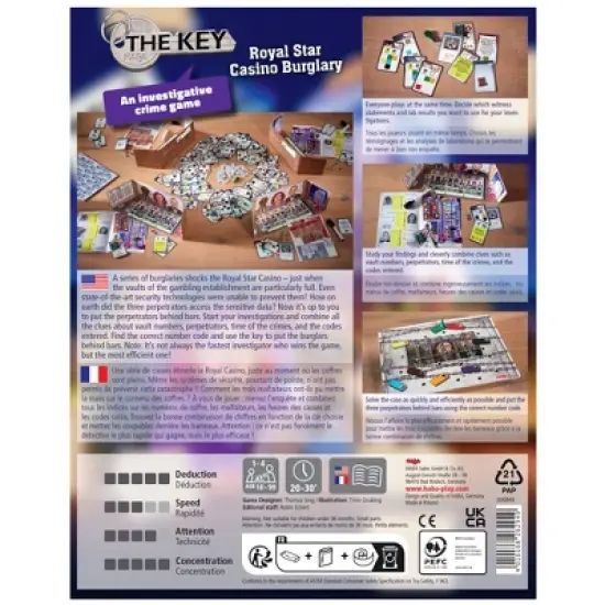 HABA The Key - Royal Star Casino Burglary Investigative Crime Game image {7}