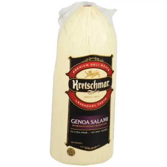 Kretschmar Genoa Salami - Deli Fresh Sliced - price per lb image {1}