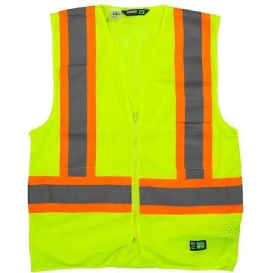 EG PRO Men's Construction High Visibility Vest image {1}