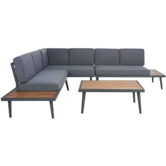 Guthrie Corner Living Set - Indoor/Outdoor - PAT7724 - Safavieh image {8}