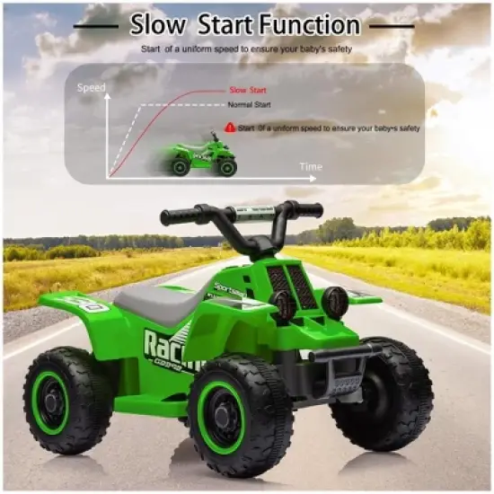6V Kids Ride On Electric ATV, Ride Car with LED Headlights image {4}