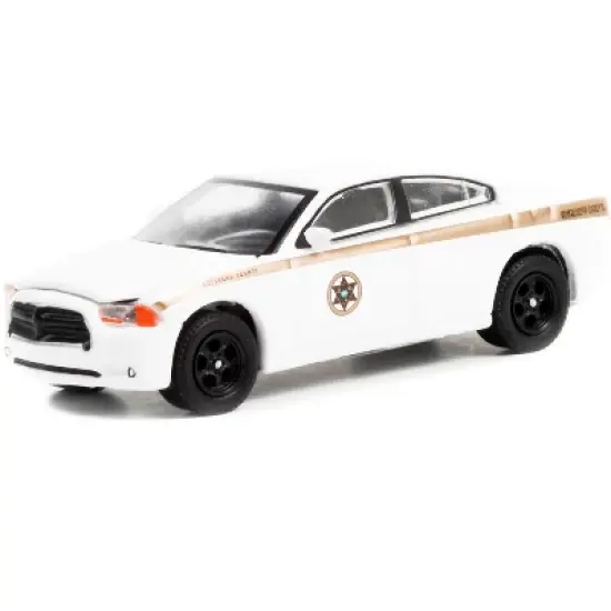 2011 Dodge Charger Pursuit White "Absaroka County Sheriff's Department" "Hobby Exclusive" 1/64 Diecast Model Car by Greenlight image {1}