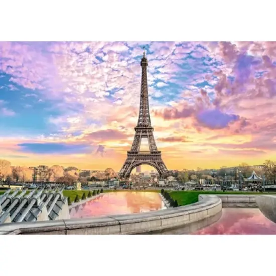 Trefl Romantic Sunset: Eiffel Tower Paris France Jigsaw Puzzle - 1000pc image {2}