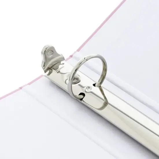 Paper Junkie 2-Pack 3-Ring Binders 1 inch Ring Pink Daily Planner Document Portfolio Organizer Gold Foil image {3}