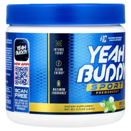 Ronnie Coleman Signature Series, Yeah Buddy Sport, Preworkout, Apple Blast, 5.71 oz (162 g) image {3}