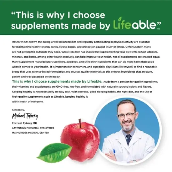 Lifeable - Turmeric Curcumin with Ginger & Black Pepper Extract - Kids - 90 Gummies image {5}