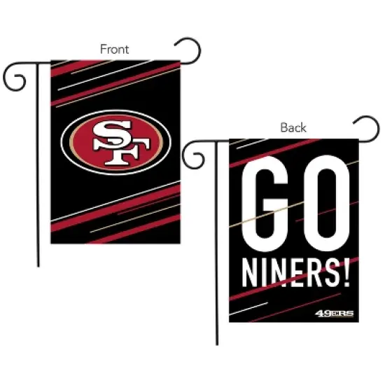 Briarwood Lane San Francisco 49ers Slogan Garden Flag NFL License image {3}
