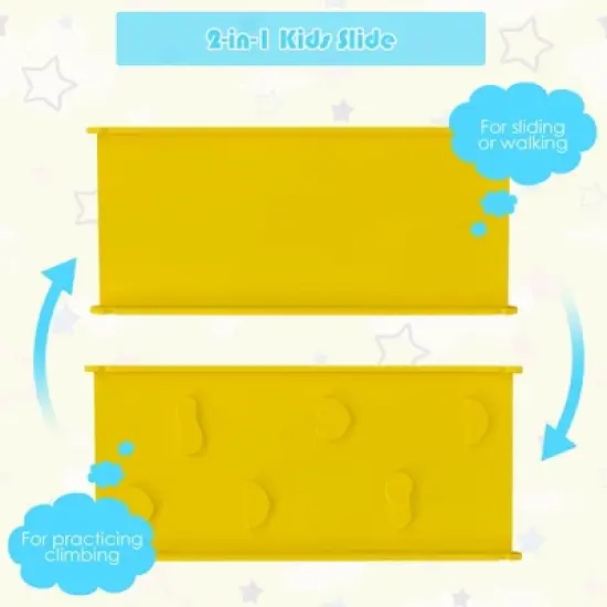 Costway 5 in 1 Toddler Playing Set Kids Climbing Triangle & Cube Play Equipment image {8}