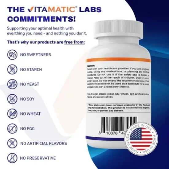 Folic Acid 400mcg - 500 Vegetarian Tablets image {4}