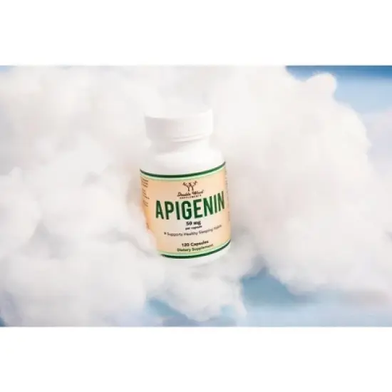 Apigenin - 120 x 50 mg capsules by Double Wood Supplements - Bioflavonoid for Relaxation and Sleep Support image {3}