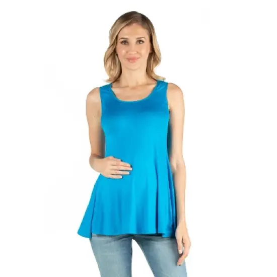 24seven Comfort Apparel Women's Maternity Sleeveless Tank Top image {6}