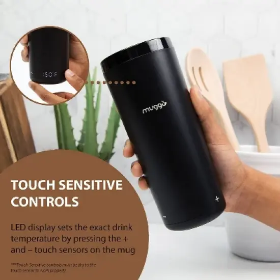 Muggo 2.0 Self-Heating Temperature Control Travel Mug - 12 oz Capacity image {4}