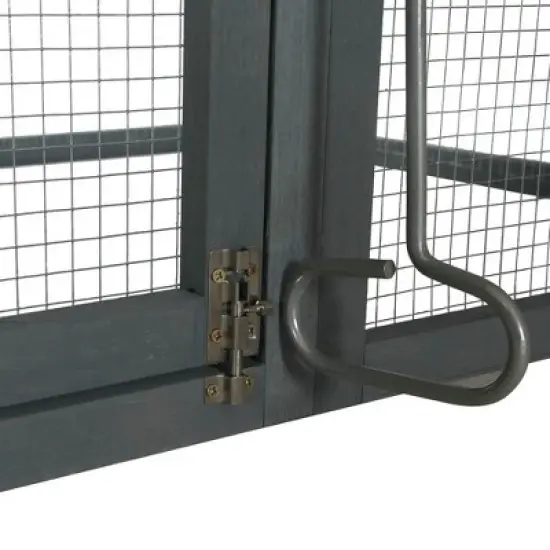 Resenkos Pet Mouse Cage, Hedgehog Cage,5 Tier Hamster Cage with Tubes and Tunnels, Rat Gerbil Cage with Water Bottle, Blue Sky Blue image {2}