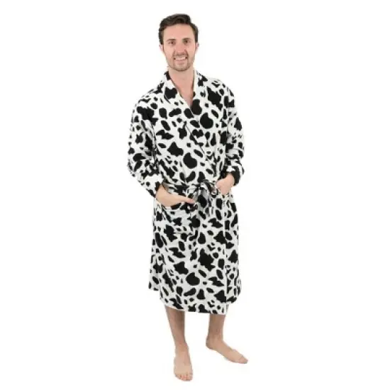 Leveret Mens Fleece Robe image {10}