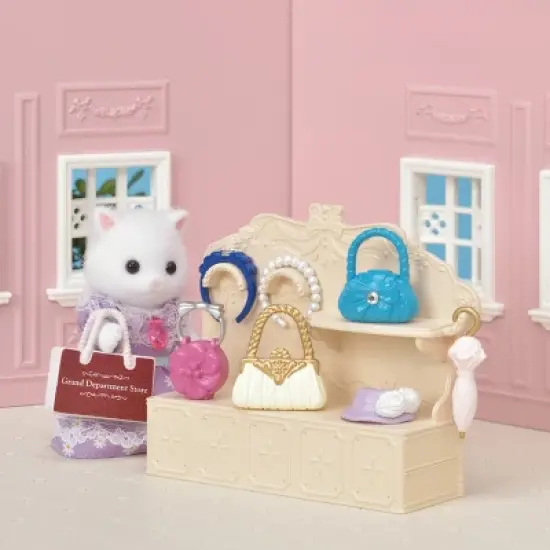 Calico Critters Town Series Fashion Showcase Set, Dollhouse Playset with Fashion Accessories image {1}