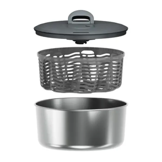 Zyliss Easy Spin Salad Spinner Stainless Steel image {2}