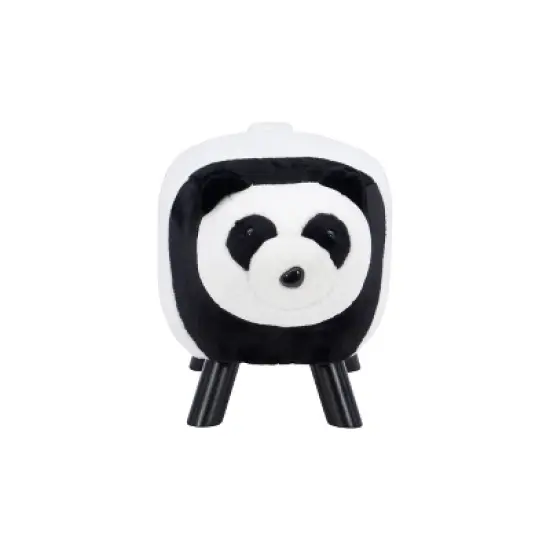 Ming Ming Panda Bear Stool White/Black - Powell image {2}