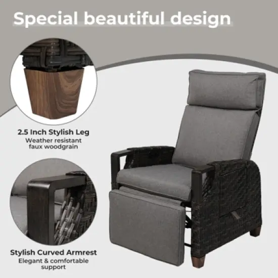 GRANDPATIO 28" Wide Airpump Recliner image {5}