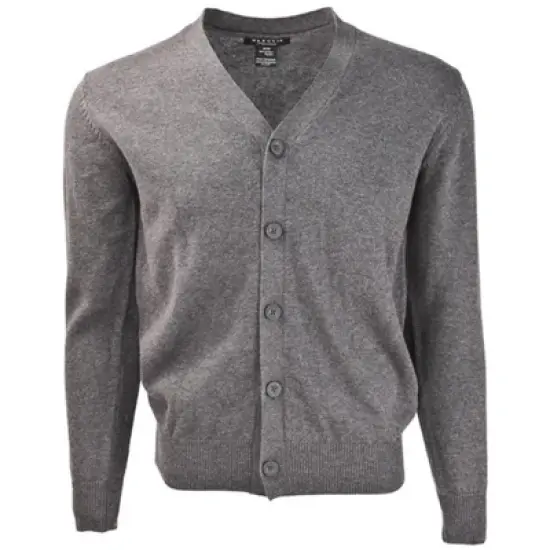 Solid Button Cotton Cardigan Sweater For Men From Marquis image {5}