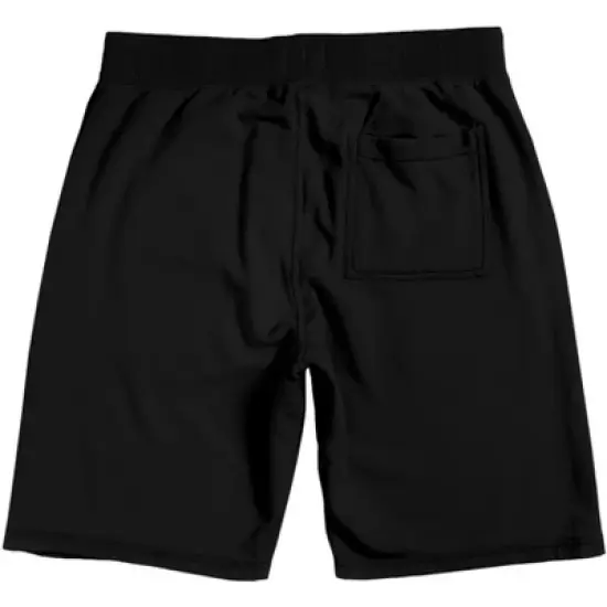 Steven Universe Characters On Phone Men's Black Graphic Sleep Pajama Shorts image {2}