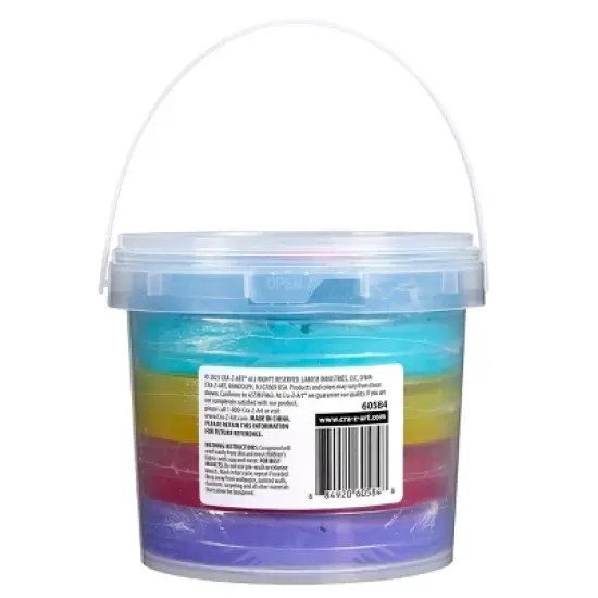 Cra-Z-Slimy 5 in 1 Bucket: Creativity Focus, Slime & Putty Toy, 38.5 Net Weight, Single Piece Set image {3}
