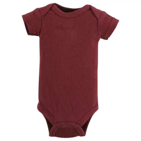 Hudson Baby Girls Thermal Preemie Layette Set 4pc Short Sleeve Outfit, Acorn Botanical, Preemie image {3}