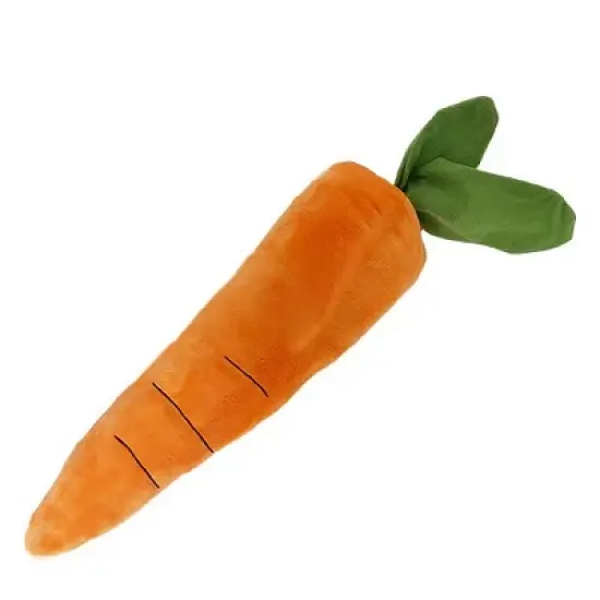 Petlou Carrot Shaped Plush Dog Toy - 15" image {1}