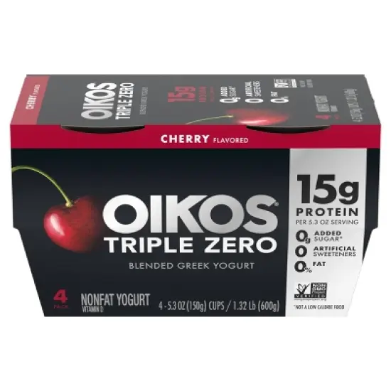 Oikos Triple Zero Greek Yogurt image {7}