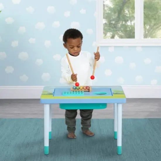 Delta Children Bluey Compact Play and Learn Sensory Table for Kids' Includes Musical Instruments - 8pc image {8}