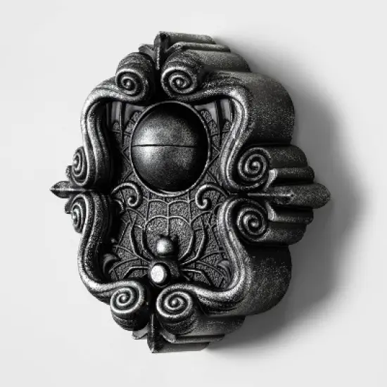 8" Animated Doorbell with Eye Halloween Decorative Prop Black - Hyde and EEK! Boutique&trade;: Indoor Use image {2}