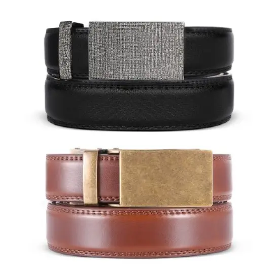 Mio Marino | Men's Snowfall Aureate Ratchet Belt image {3}