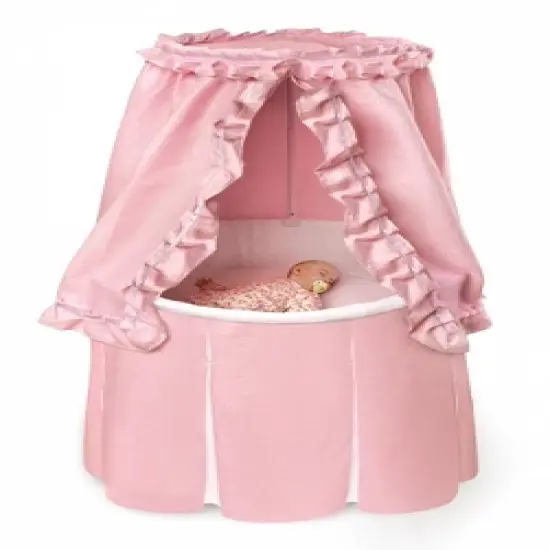 Badger Basket Empress Round Baby Bassinet with Canopy image {2}
